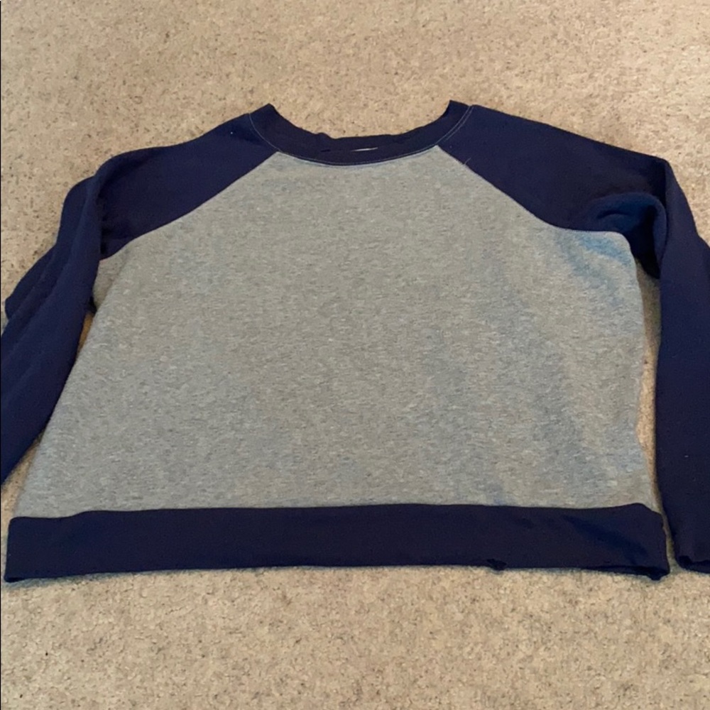 Urban Outfitters Project social T distressed crew